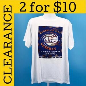 🟡 Hurricane Ivan Veteran I Witnessed Ivan The Terrible tshirt Y2K vintage